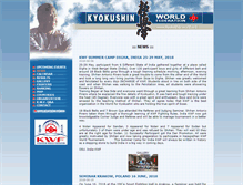 Tablet Screenshot of kyokushin-world.org